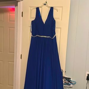 A Royal blue formal dress